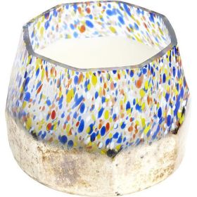 CEDARWOOD & CINNAMON SCENTED by CONFETTI SOY WAX BLEND CANDLE - 13 OZ. BURNS APPROX. 50 HRS.